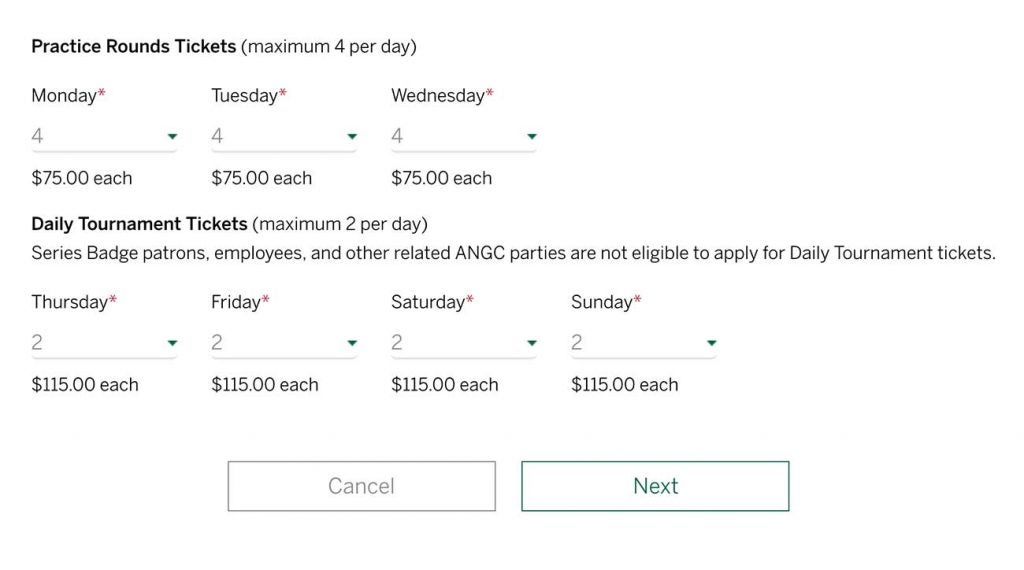 Masters tickets The lottery is open! Here's how to apply for Masters tickets