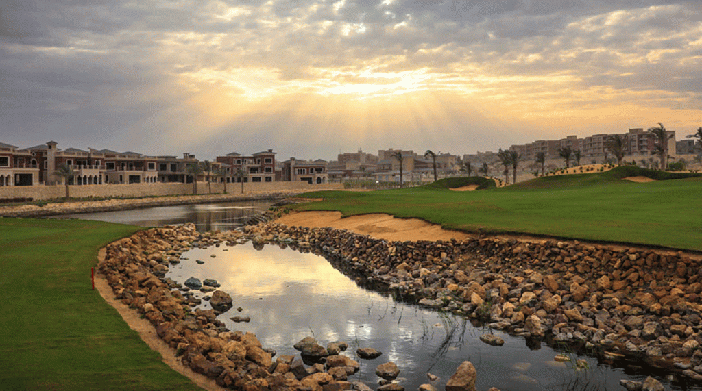 New Egyptian golf course offers views of pyramids PHOTOS