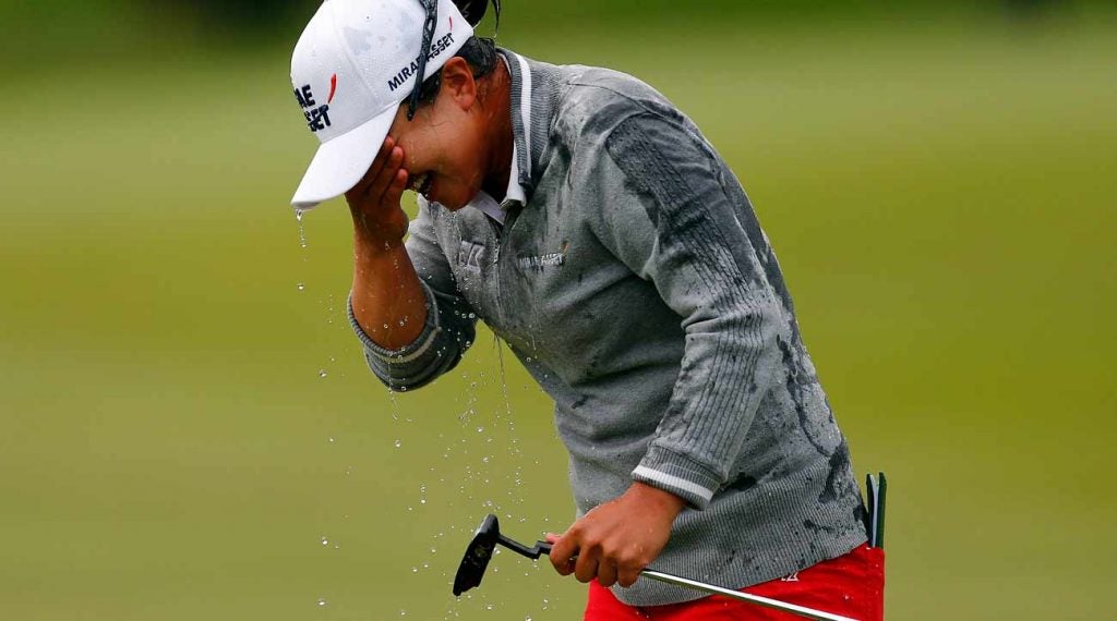 Sei Young Kim held off two fast-charging competitors to win the Mediheal Championship in a playoff.