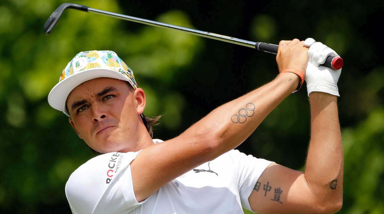 Rickie Fowler competing in the Charles Schwab Challenge this week.