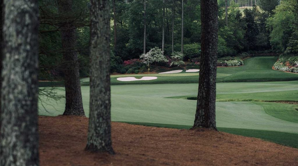 The 13th green at Augusta National Golf Club.