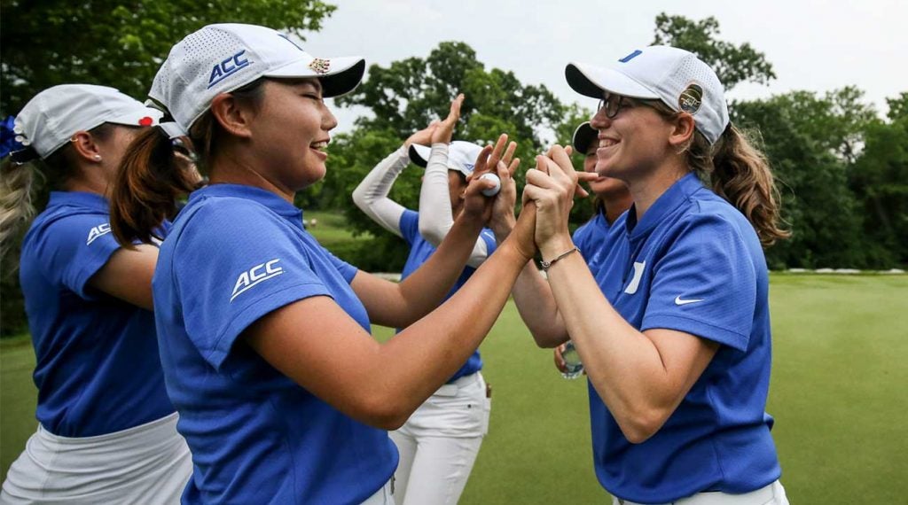 The Duke women's golf team won its seventh team title in team history.