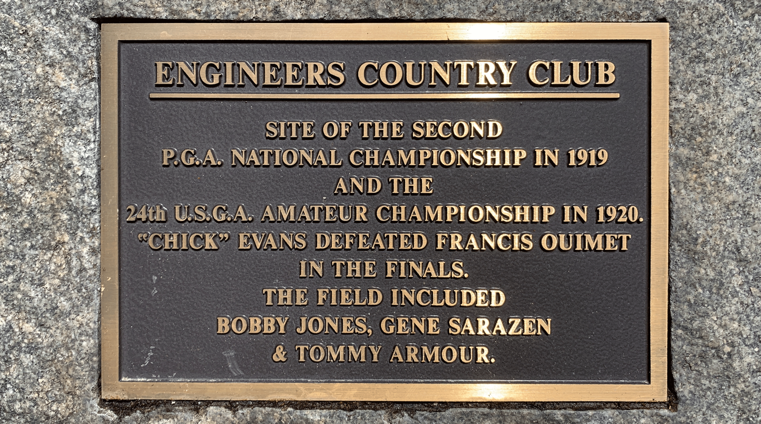 In its infancy, Engineers played host to both the PGA Championship and U.S. Amateur. 