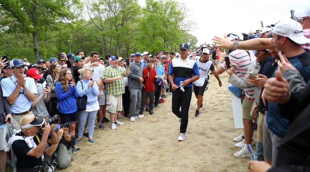 New York fans were raucous but inspiring for Brooks Koepka Sunday at Bethpage Black.