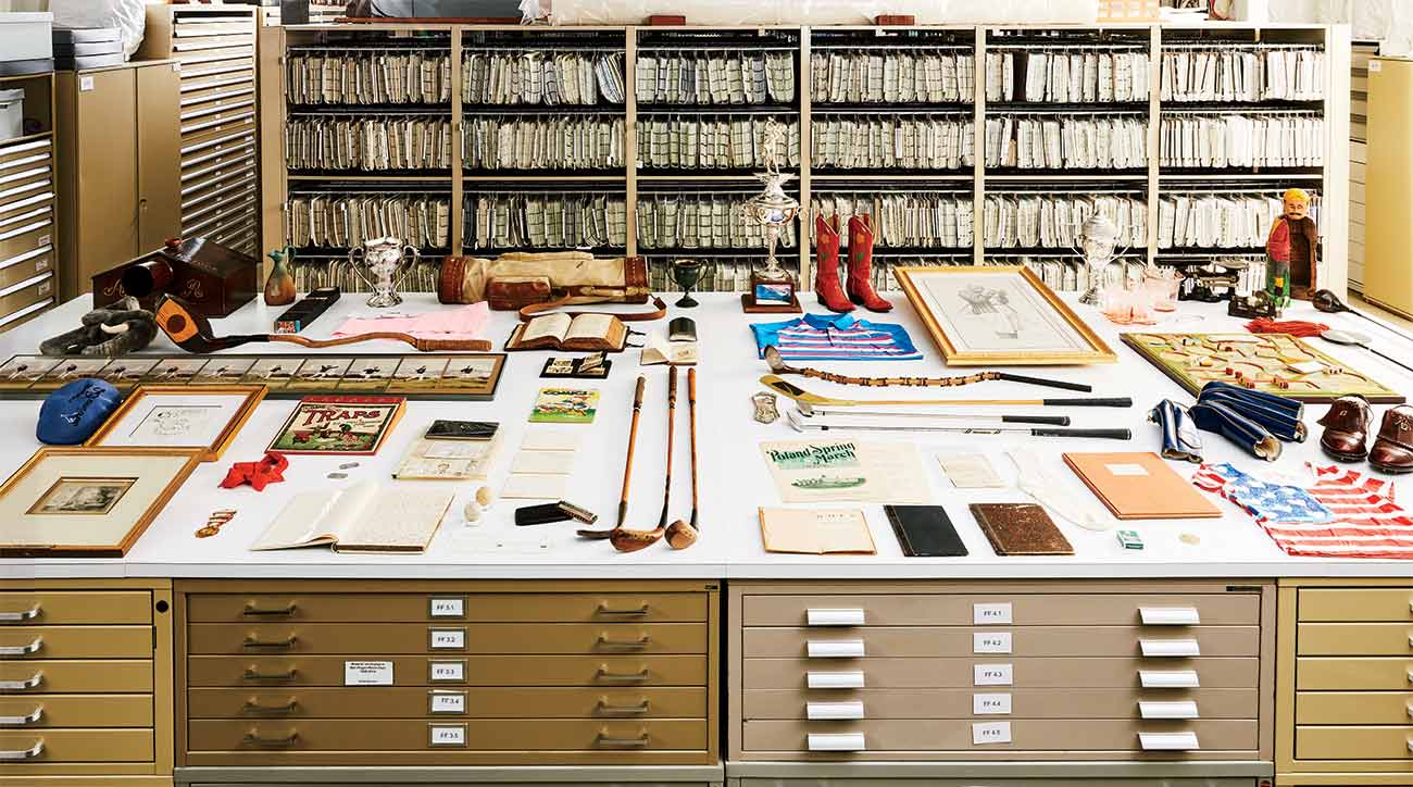 A look at some of the artifacts in the USGA Museum.