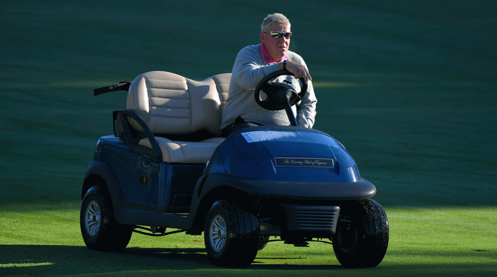 John Daly will use a golf cart in the PGA Championship next week.