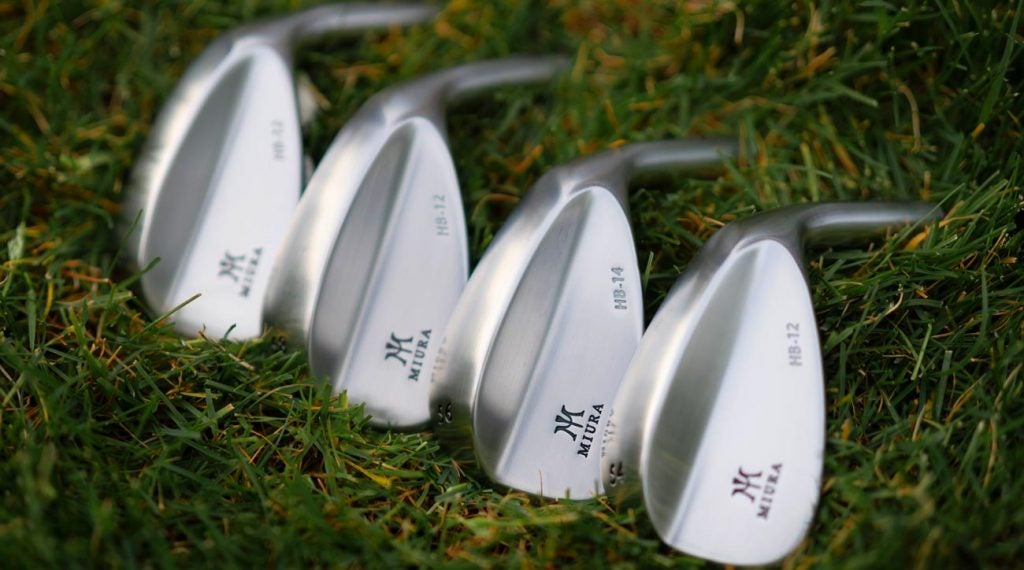 Miura Milled Tour High Bounce wedges