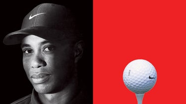 Tiger Woods' golf ball from Nike