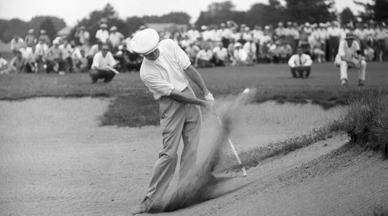 Dick Mayer at the 1957 U.S. Open at Inverness Club in Ohio.