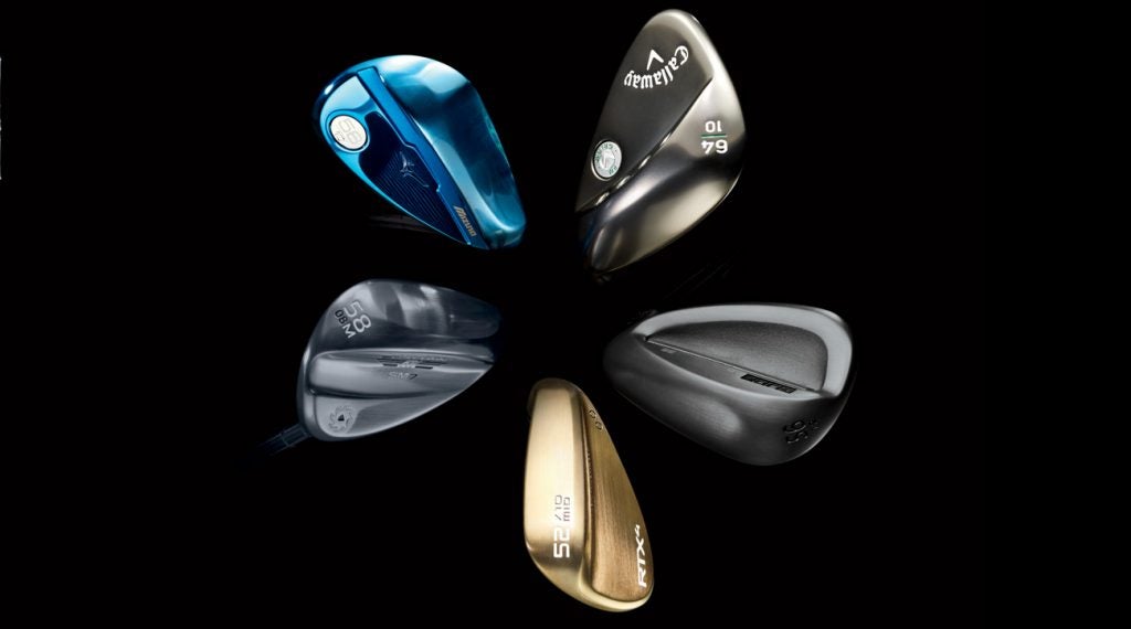 5 wedges with attractive wedge finishes