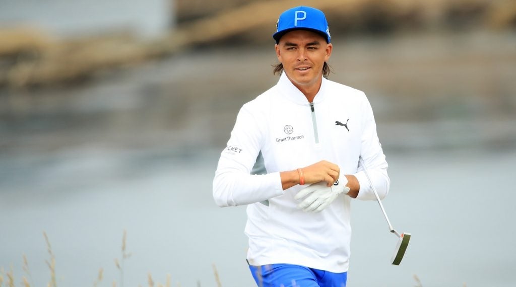 Rickie Fowler uses a Scotty Cameron Newport 2 GSS putter.