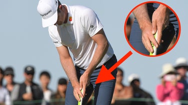 Justin Rose claw putting grip