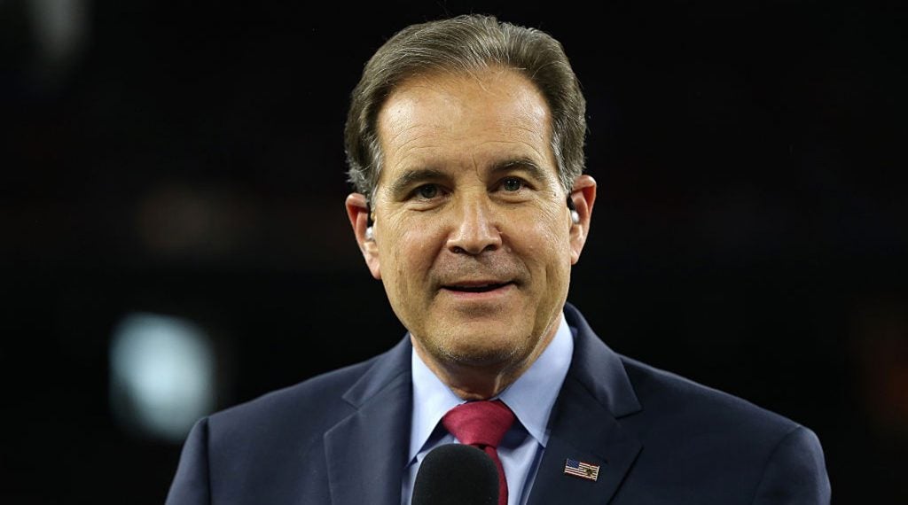 Jim Nantz will be in the booth for Saturday's third round of the U.S. Open.