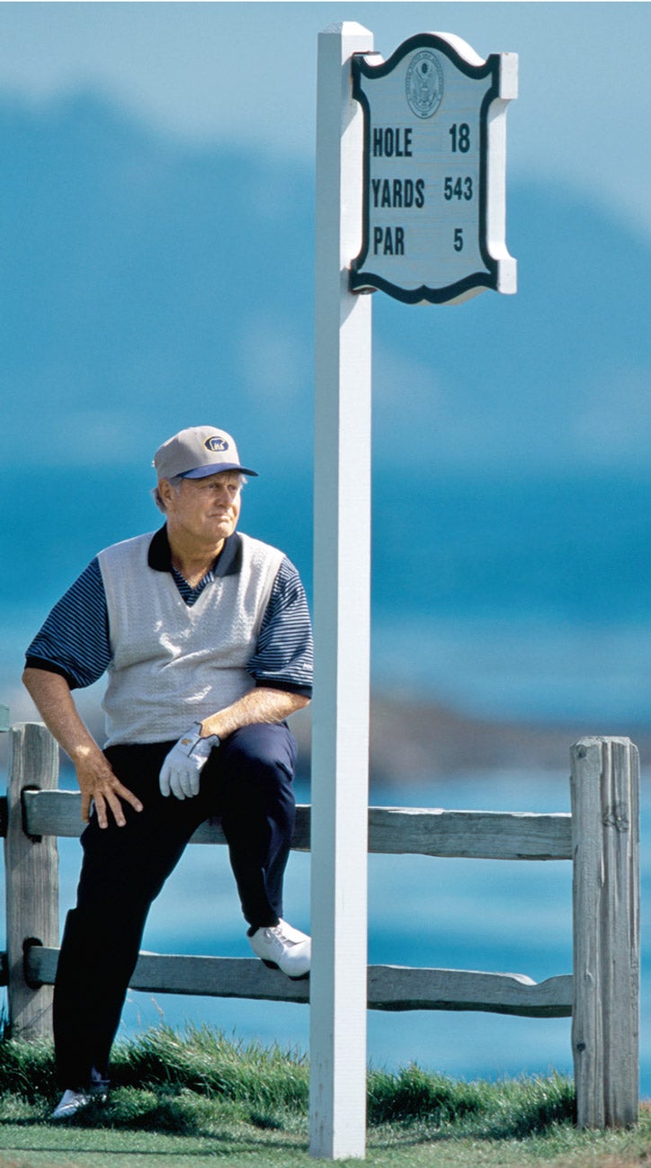 Nicklaus at the 2000 U.S. Open at Pebble Beach.