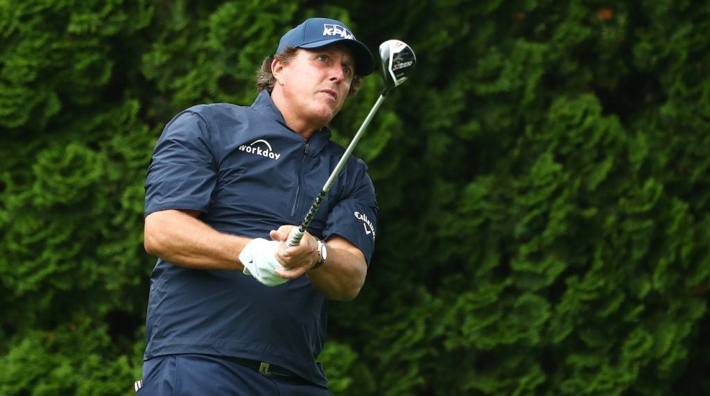 Phil Mickelson was spotted with Callaway X Hot 3Deep in Connecticut.