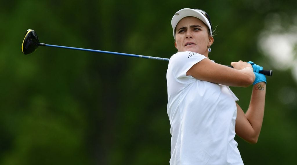 Lexi Thompson is chasing her second career major win at the KMPG Women's PGA Championship.