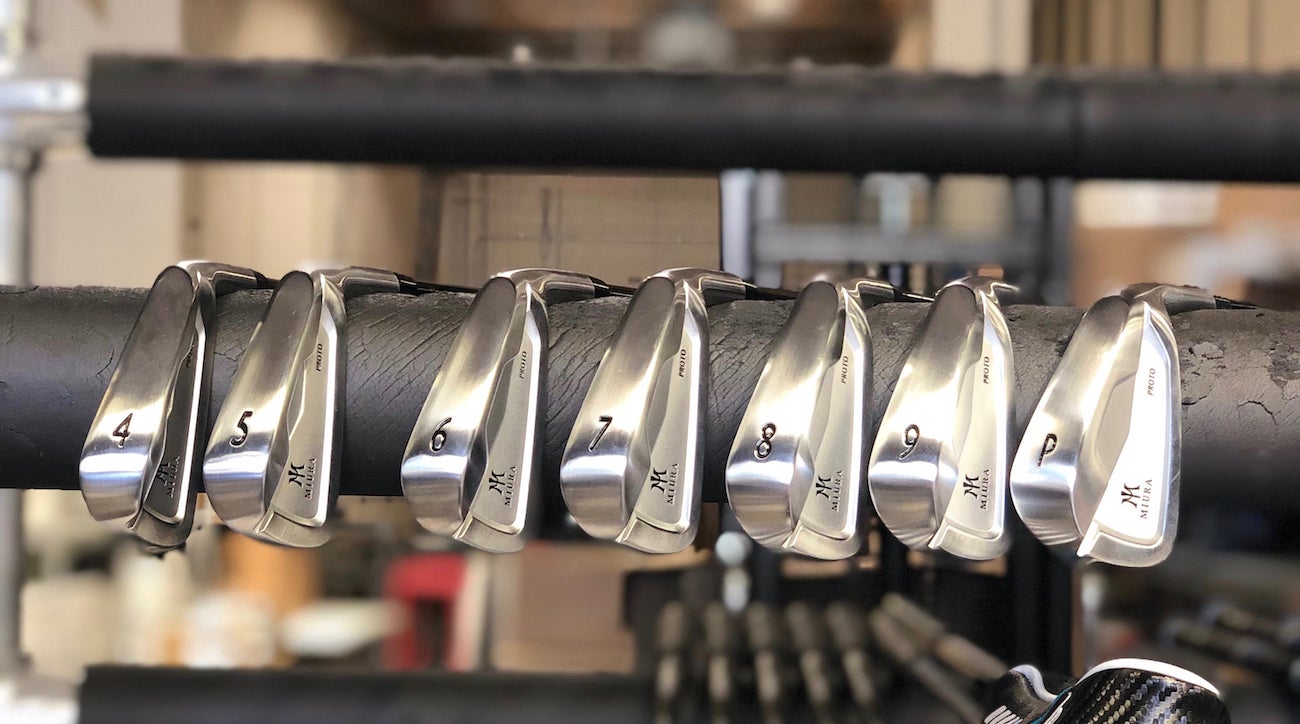 Miura's Proto irons feature a playable sole width.