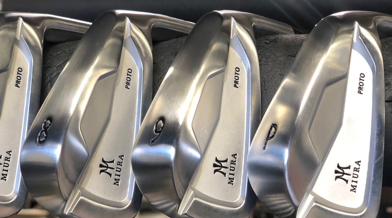 A closer look at Miura's Proto irons.