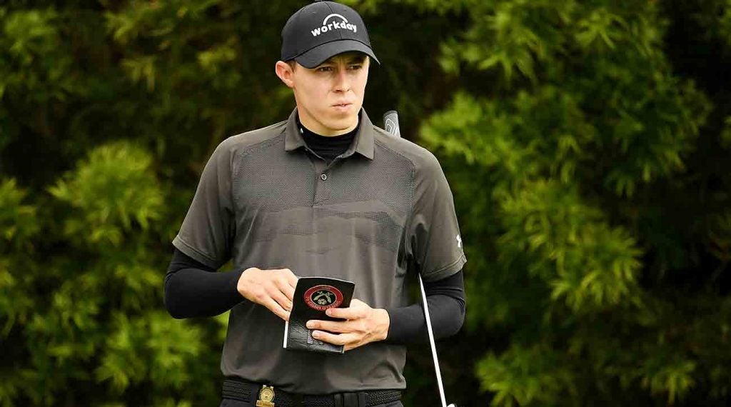 Matthew Fitzpatrick finished 4 under at the U.S. Open at Pebble Beach.