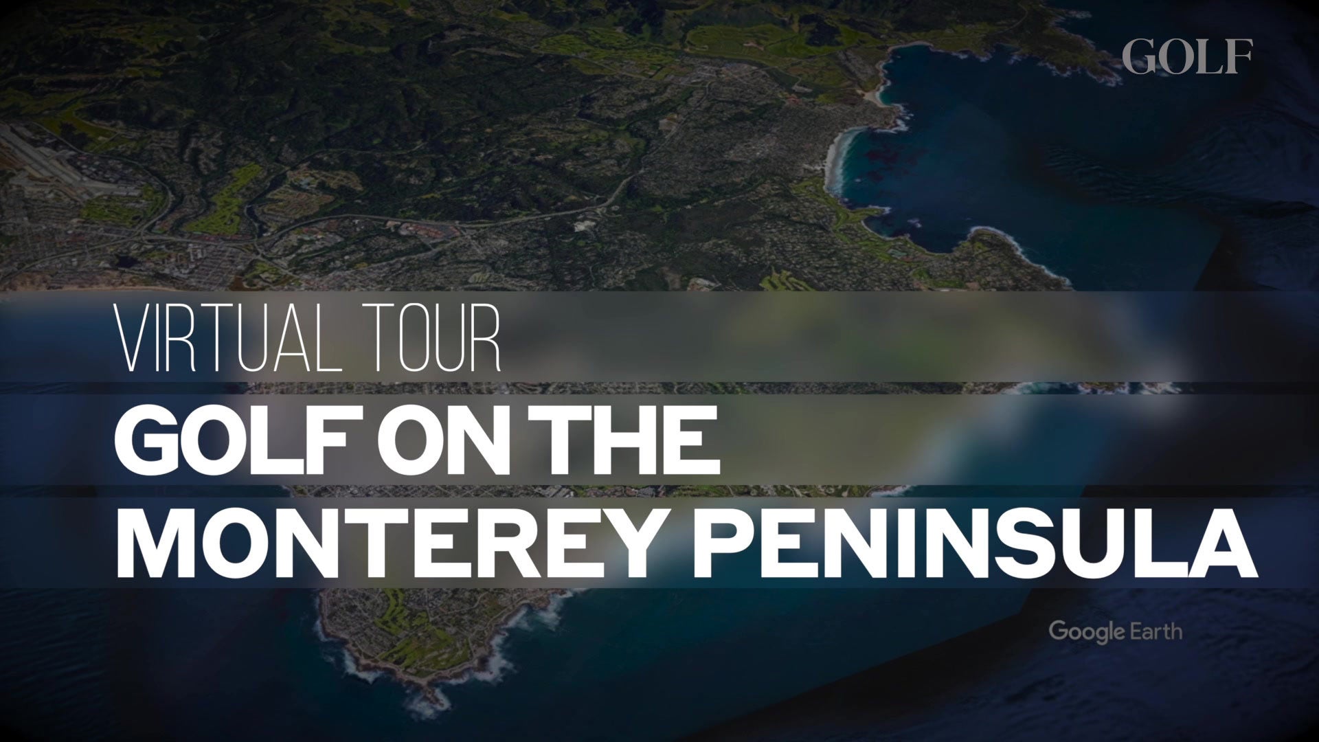 Google Earth picture of the Monterey Peninsula