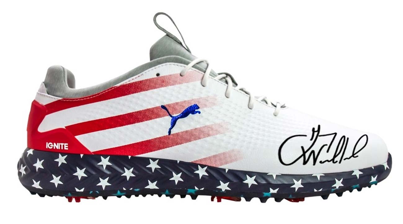 Star-Spangled golf shoes 