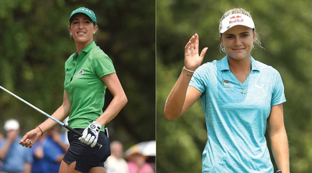Jaye Marie Green (left) and Lexi Thompson are both in the mix at the U.S. Women's Open.