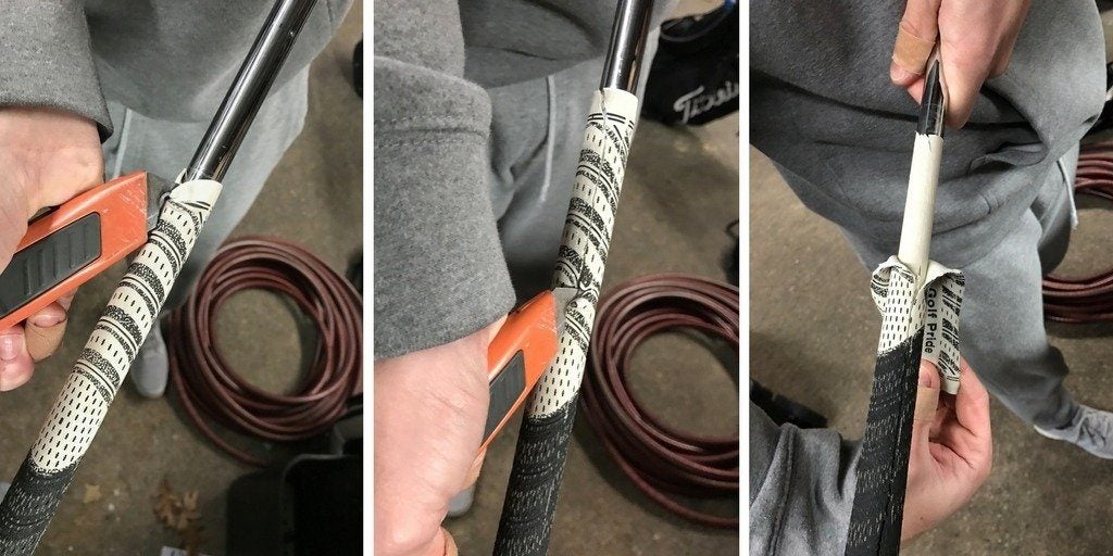 Removing Old Golf Grip