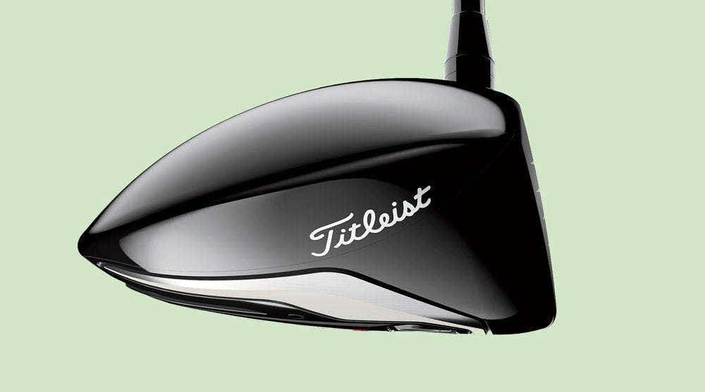 The new Titleist TS4 driver is pear-shaped.