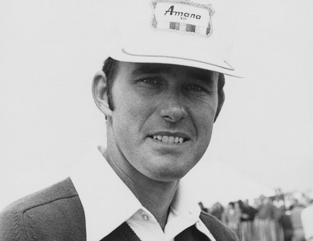 Lou Graham pictured at the 1975 British Open.