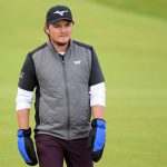Eddie Pepperell at the 2019 Open Championship, where he's getting used to Royal Portrush on the fly.