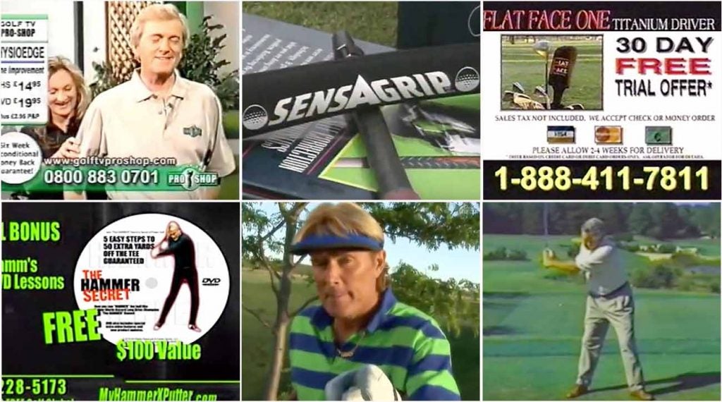 Golf infomercials form the 1990s