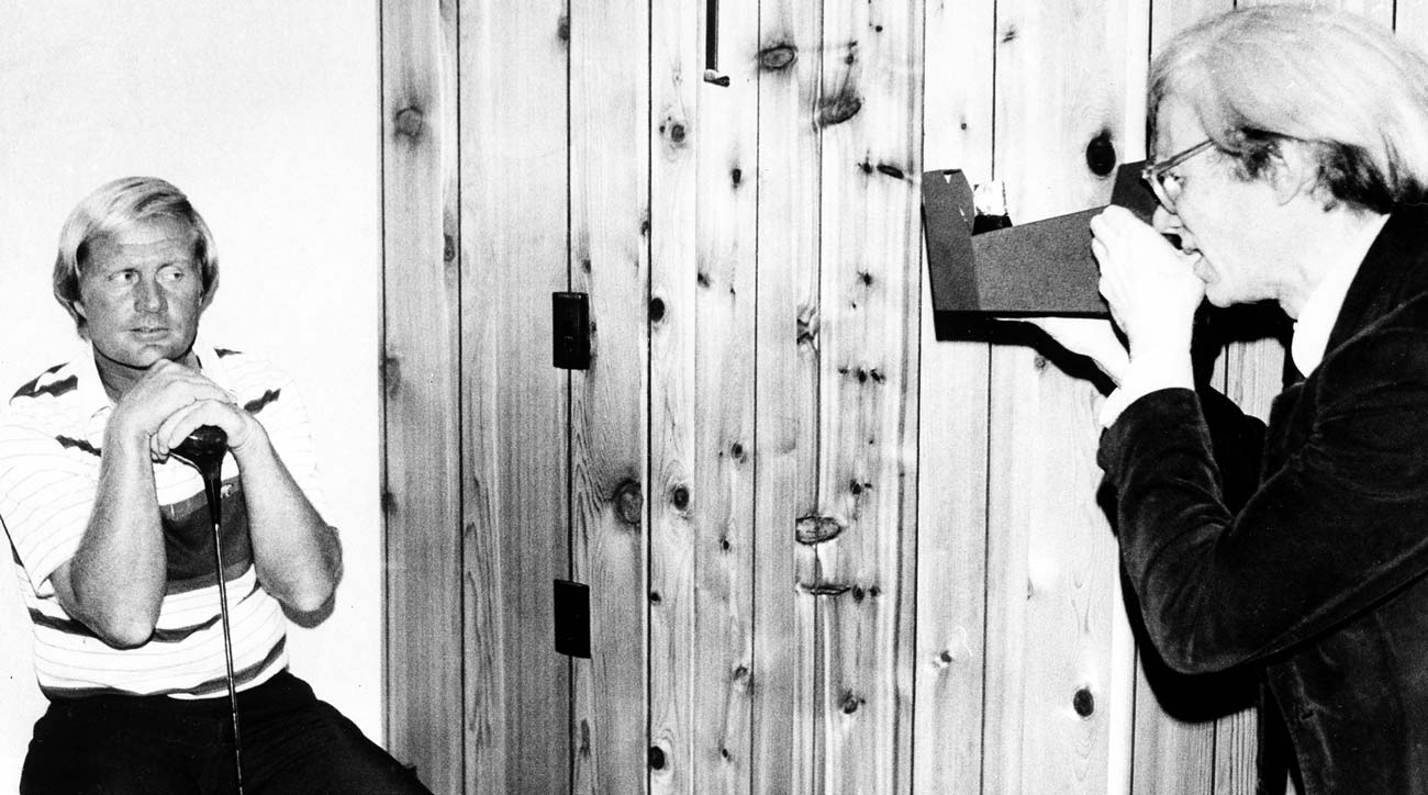 Warhol took Polaroids to use as reference
when creating his silkscreen portraits,
and Jack was a skeptical sitter.