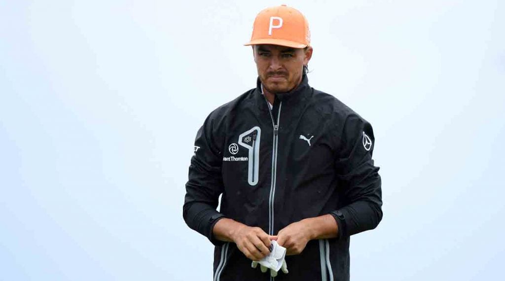 Rickie Fowler didn't find out until later just how bad his break was on No. 1.