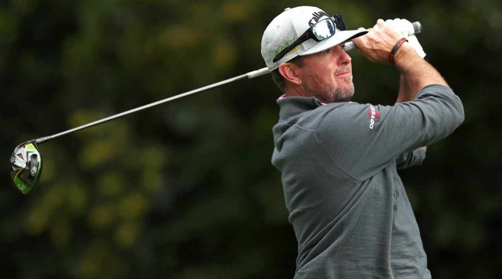 Robert Garrigus would like to see a change in PGA Tour policy.