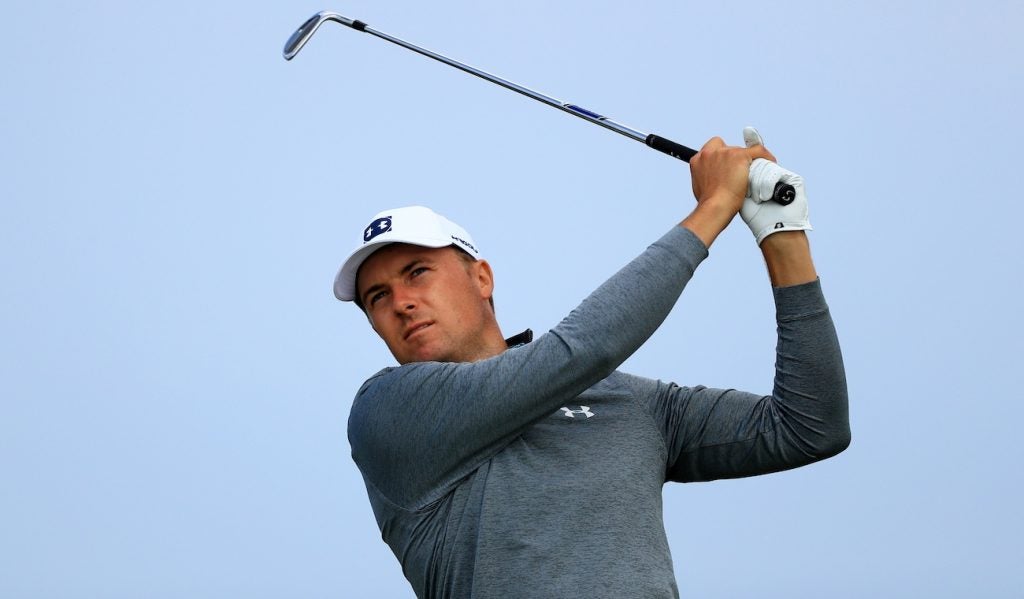 Jordan Spieth will have new irons in the bag at Portrush.