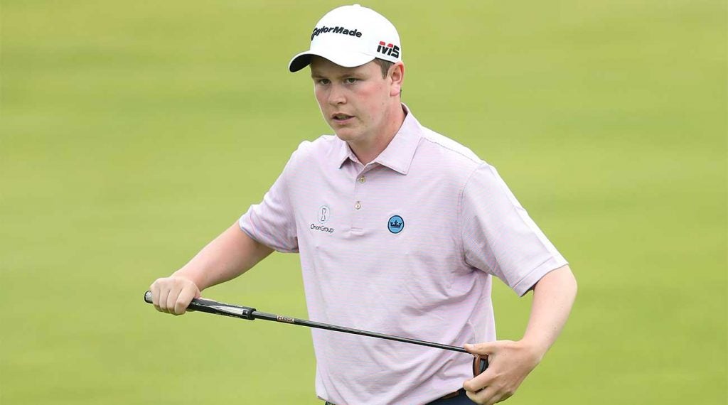 Bob MacIntyre said he had words with Kyle Stanley following their second round at the British Open on Friday.