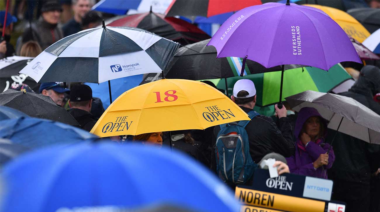 British Open tee times Ominous weather forecast moves up final round