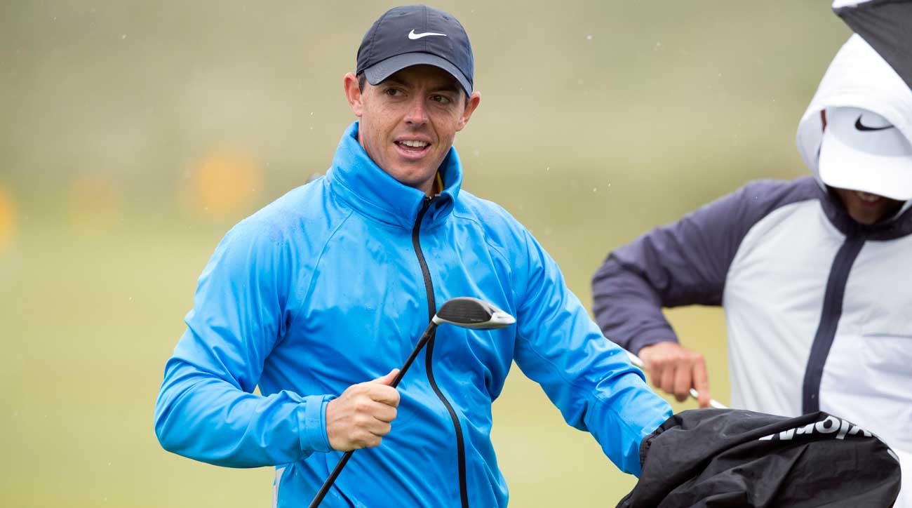 The Open Rory McIlroy is sporting a $900 jacket