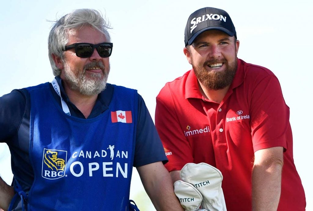 Shane Lowry's caddie Bo Martin and his boss at the 2019 RBC Canadian Open.