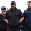 Shane Lowry arrives to Royal Portrush on Sunday of the 2019 British Open.