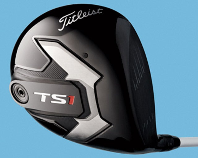 The sole of the Titleist TS1 driver.