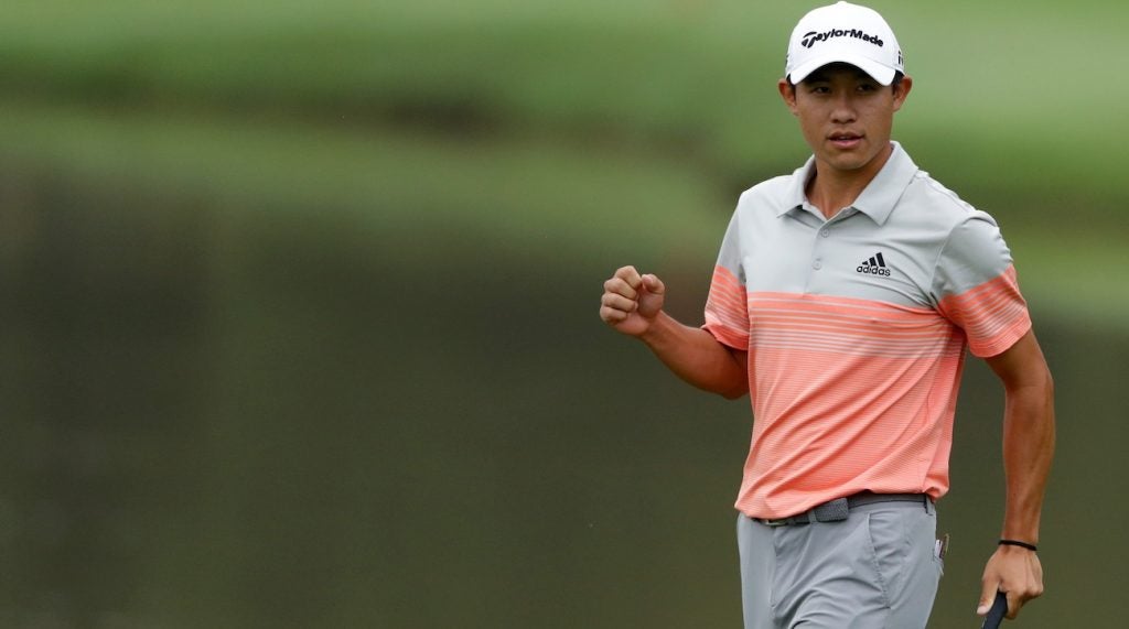 Collin Morikawa needed just six pro starts to notch his first PGA Tour win.