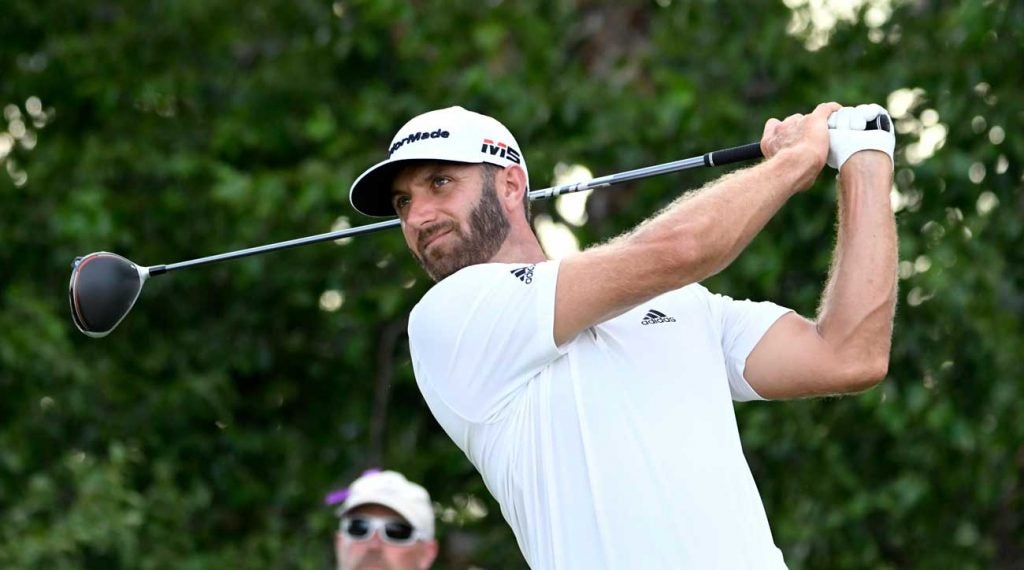 Dustin Johnson's last Tour event was August's Tour Championship. He had knee surgery in early September.