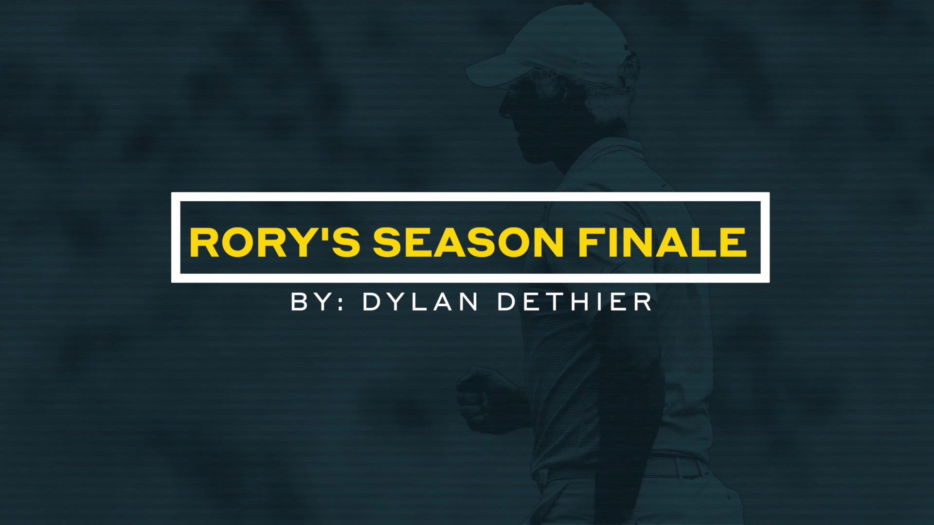 Why Rory McIlroy was the perfect FedEx Cup winner Golf