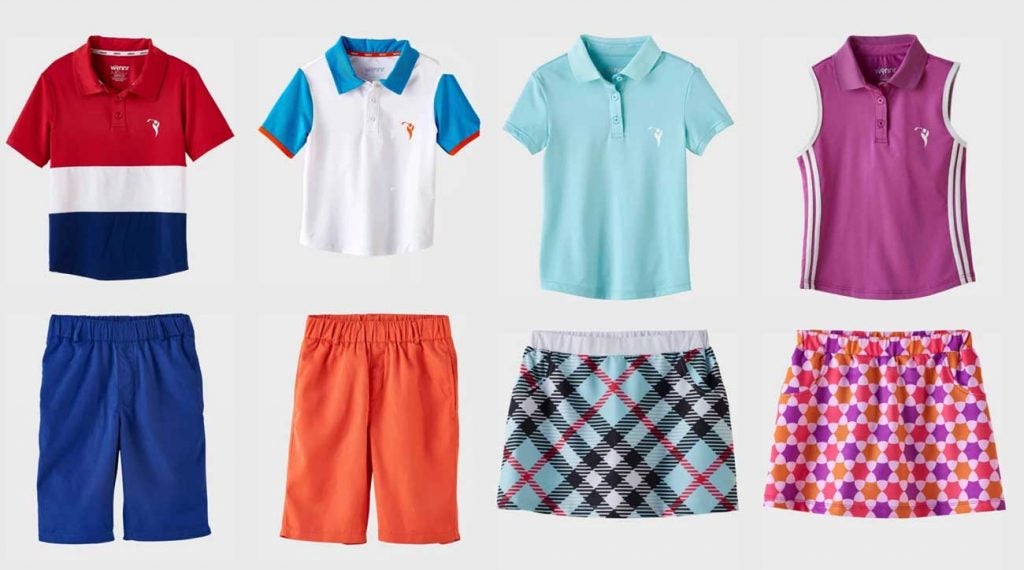adidas childrens golf clothes