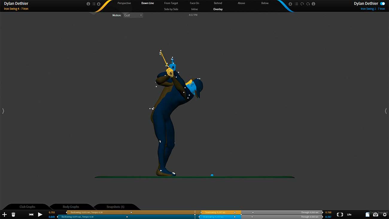 Another angle of the censors GEARS reads.