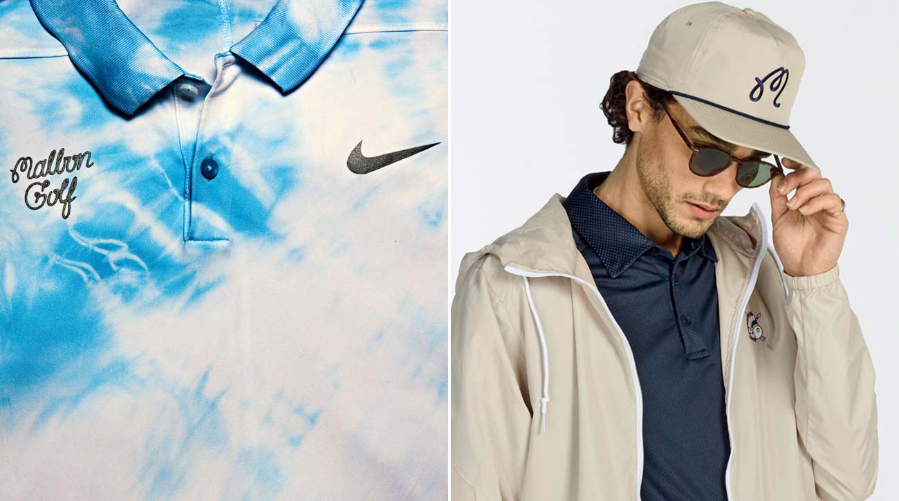 Among their offerings, Malbon Golf hand-dyed some pieces to make them one-of-a-kind.