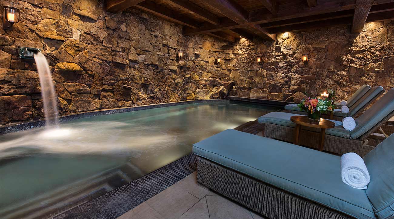 The grotto at The Ritz-Carlton, Bachelor Gulch.