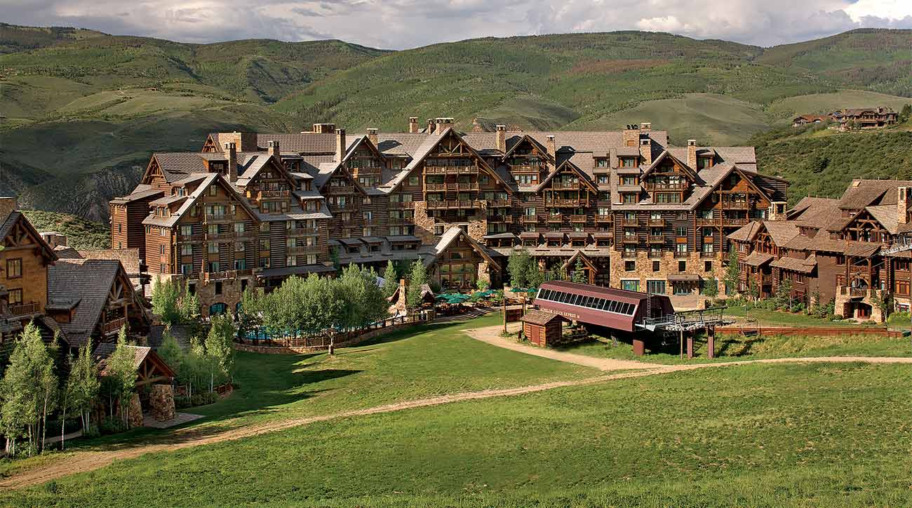 A view of the gigantic Ritz-Carlton, Bachelor Gulch.