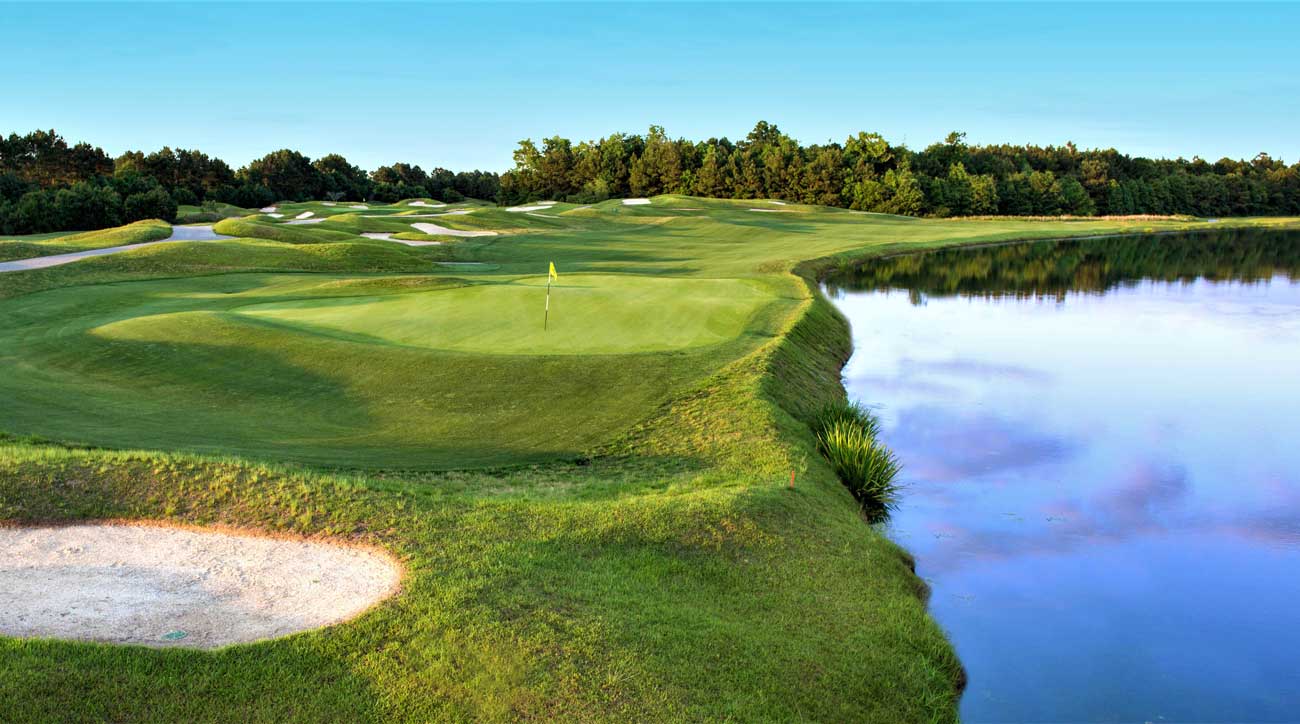 No. 18 at Barefoot Resort's Dye Course.